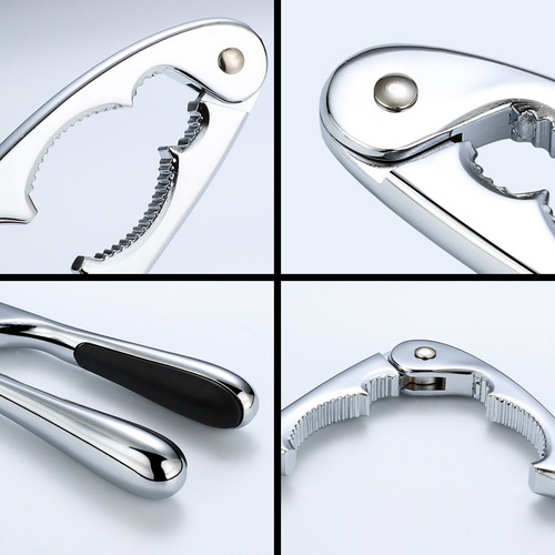 Thickened zinc alloy walnut clamp, pecan cracker, walnut clamp, multi-functional nut cracker shelling tool, dropshipping