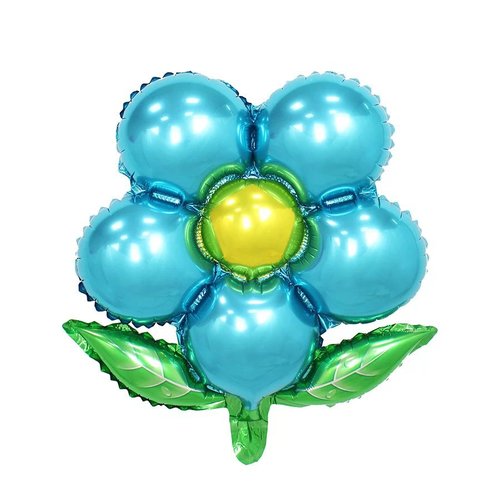 Baby full moon children's first birthday party arrangement plum blossom balloon wedding wedding room decoration five-petal flower balloon