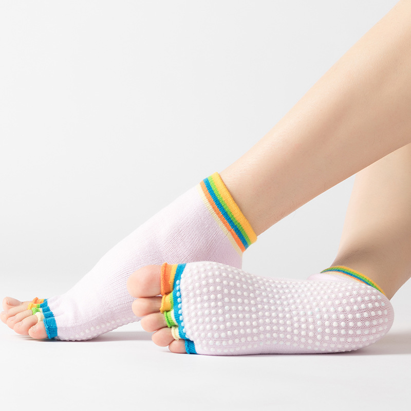 컬러 발가락 반 손가락 핑크