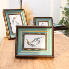 Create photo frames from American retro European style and washed photos, display them on tables in 6-inch and 10-inch sizes, or hang them as wall art frames in any size.