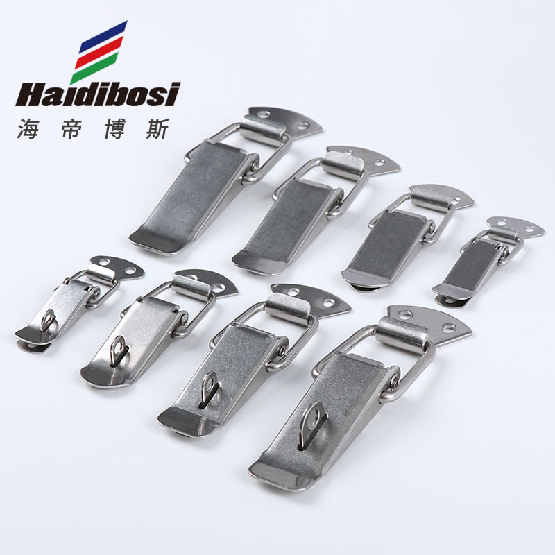 304 stainless steel duckbill spring buckle tool box lock buckle wooden box metal lock buckle wooden box anti-theft lock factory 304 stainless steel duckbill spring buckle tool box lock buckle wooden box metal lock buckle wooden box anti-theft lock factory