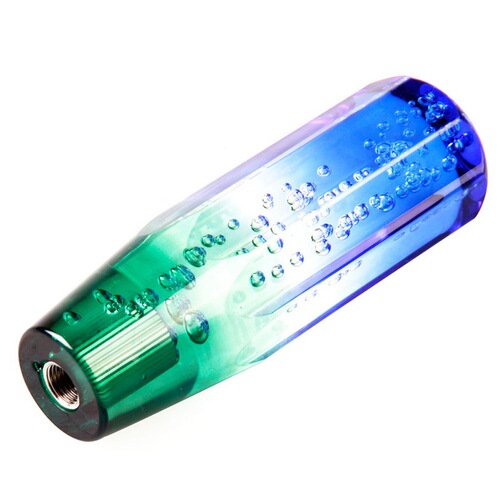 Crystal octagonal shift knob modified to 3-color wave shift lever head gear shift knob shift lever
