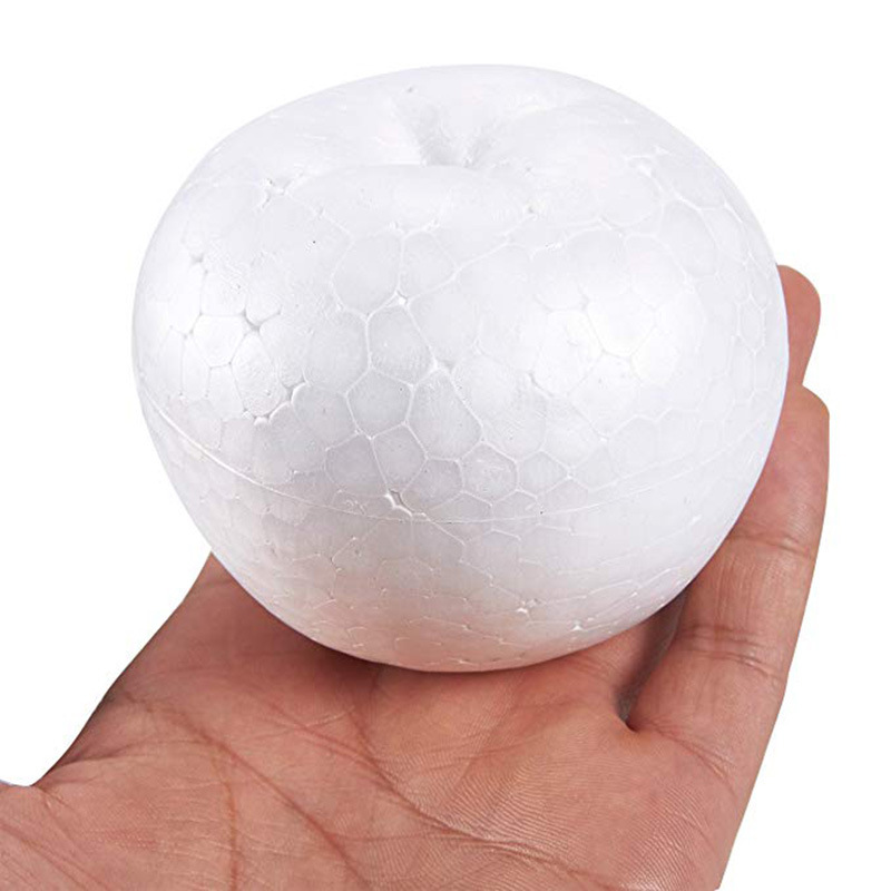 Manufactor Direct selling Poly fruit Solid white embryo eps diy Fine Arts teaching material foam Apple manual Material Science