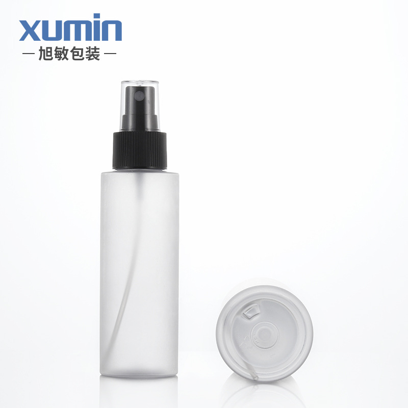 100ML/200 botella de spray esmerilado niebla fina botella de spray de rocío puro botella de tóner botella de cuidado de la piel portátil sub-botella