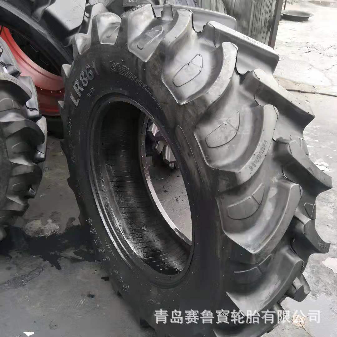 340/85R24全钢农用拖拉机轮胎13.6R24人字花纹