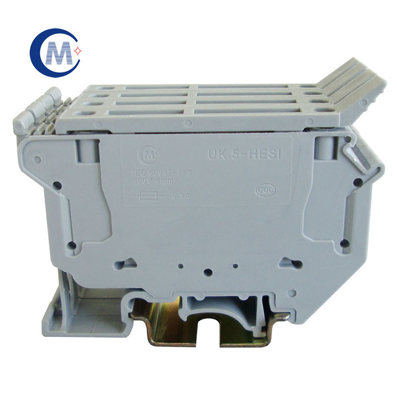 全铜UK5-HESI保险丝接线端子厂家直销性价比更高端子排连接器