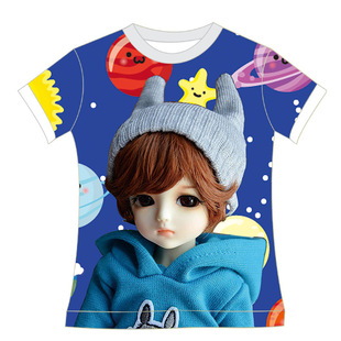Wenzhou factory cutting hot transfer printing paper clear pattern free design children's clothing T-shirt hot sublimation paper