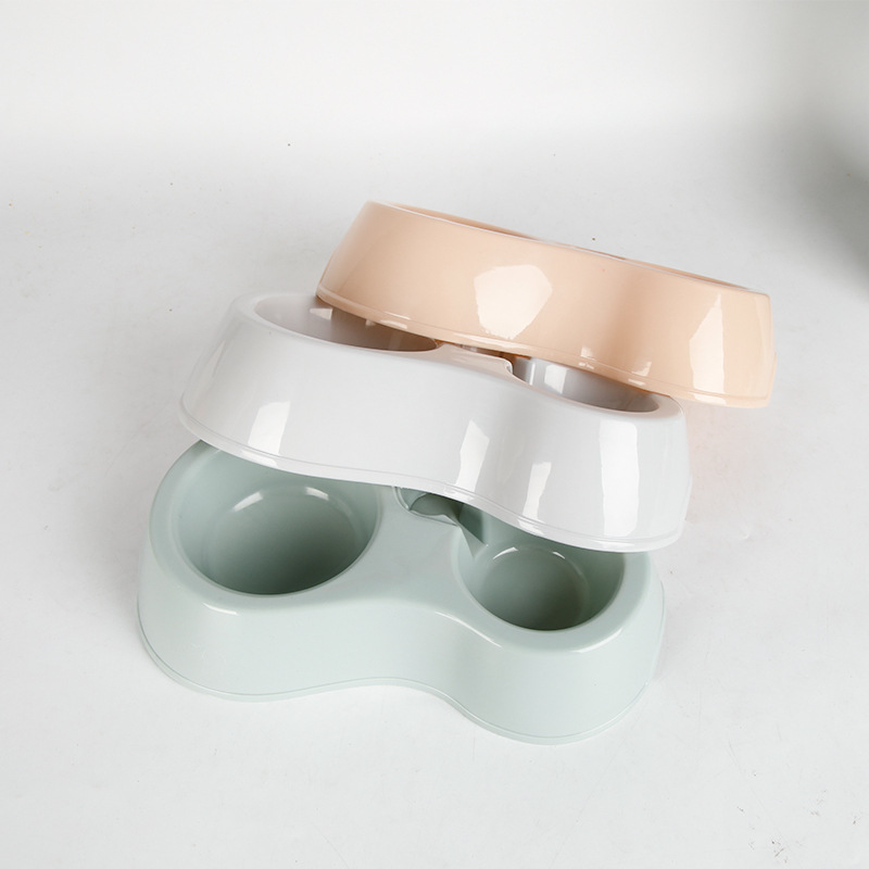 Botella de agua portátil de doble propósito perro tazón mascota automático agua potable doble tazón mascota gato tazón plástico comida tazón suministros para mascotas