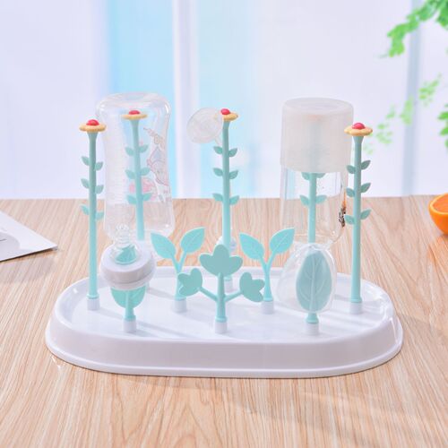 Baby bottle drying rack, draining bottle holder, bottle drying stand, dustproof bottle dryer, bottle storage rack