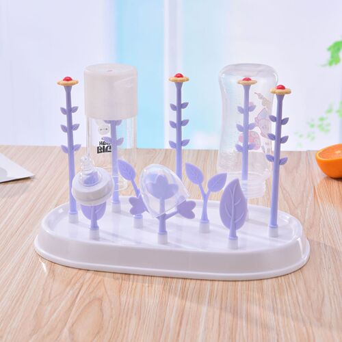 Baby bottle drying rack, draining bottle holder, bottle drying stand, dustproof bottle dryer, bottle storage rack
