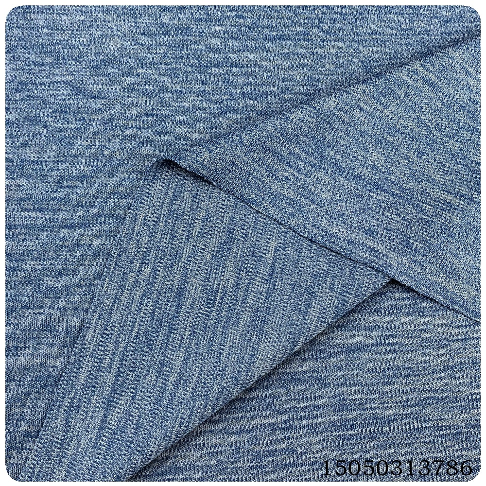 75D阳离子缎彩双面汗布 T恤汗衫阳离子双面弹力健康布面料