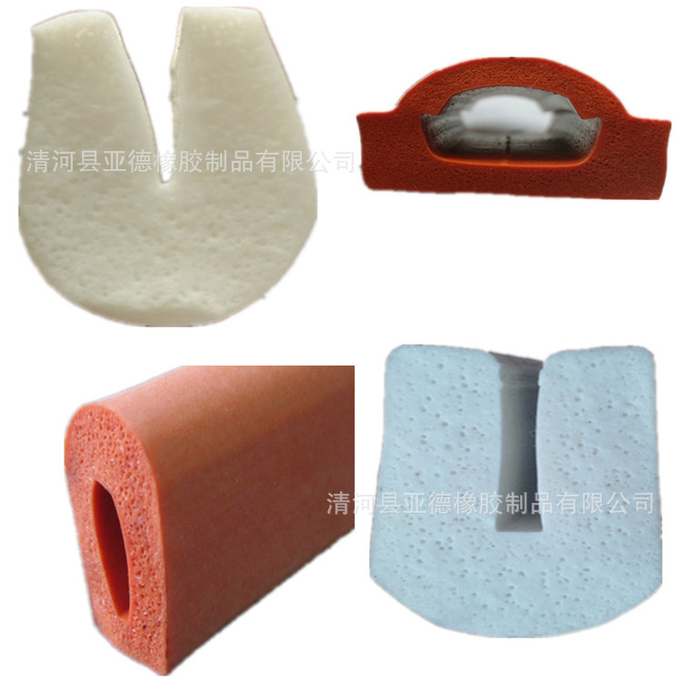 硅胶发泡密封条 耐高温硅胶密封条 防水密封条 机械密封条