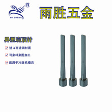 厂家直营 螺丝机一字槽冲棒高速钢冲压顶针 异型扁形顶针模具配件