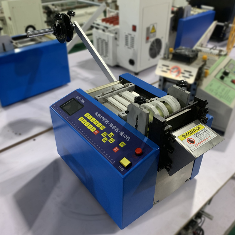 Computer tube cutting machine, fully automatic heat shrink tube cutting machine, battery sleeve cutt