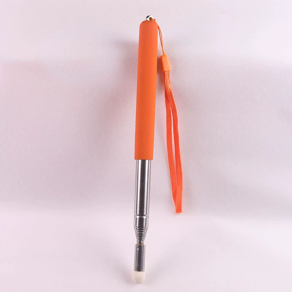 1 meter -haired felt orange with rope