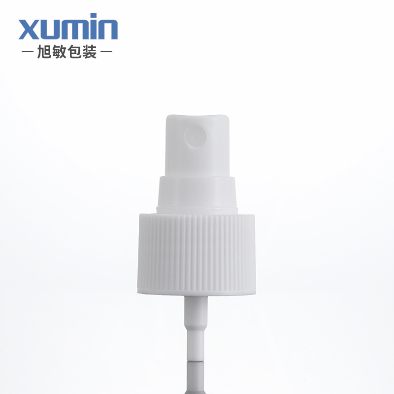En stock botella de spray de tóner de hombro plano blanco botella de spray de sub-botella de rocío puro embalaje cosmético Xumin material de embalaje
