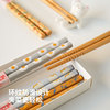 Set, Japanese chopsticks home use, gift box, tableware, 8pcs