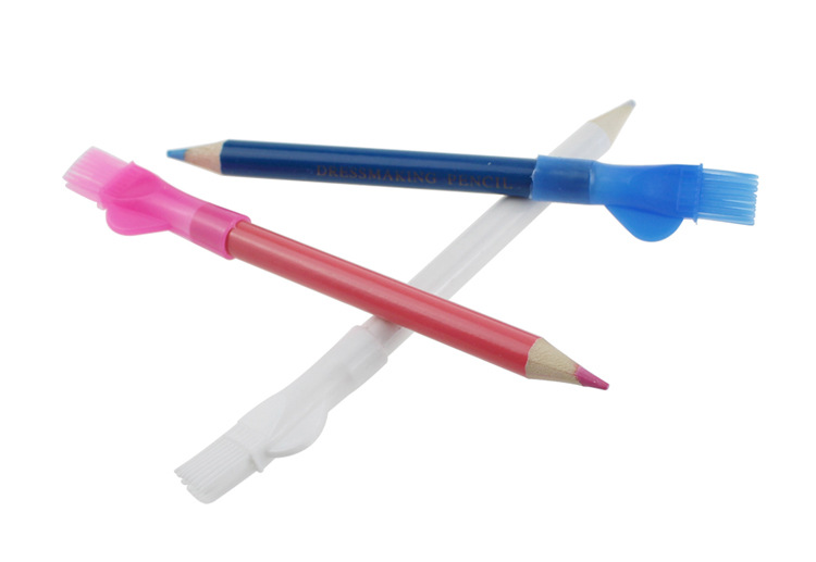 Transfronteriza Amazon pluma de dibujo de tres colores varios pluma de dibujo pluma de costura marcado de tela lápiz especial al por mayor