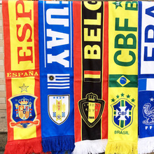 法国英格兰比利时巴西阿根廷葡萄牙足球迷围巾足球手挥巾助威头巾