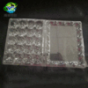 Factory direct selling 20 quail eggs transparent tray poultry egg packaging PVC plastic packaging box quail preserved egg tray