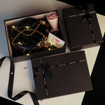 Прямоугольная лента, подарочная коробка, духи с бантиком, помада, подарок на день рождения, оптовые продажи
