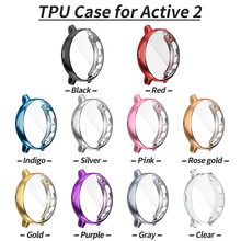 现货适用三星galaxy watch active2 TPU表壳 电镀全包手表保护壳