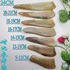 Manufacturer wholesale scalpel horns combs the scalp scalp men's and women's styles, Shunfa combed natural hairdressing combing bull comb,