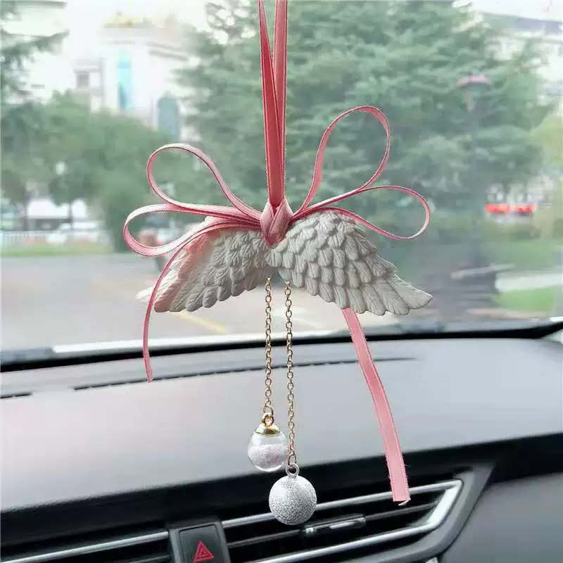 Автомобиль расширение камень крылья Ангела ароматерапия автомобильный кулон женский автомобиль украшения Крылья Ангела парфюмерный кулон