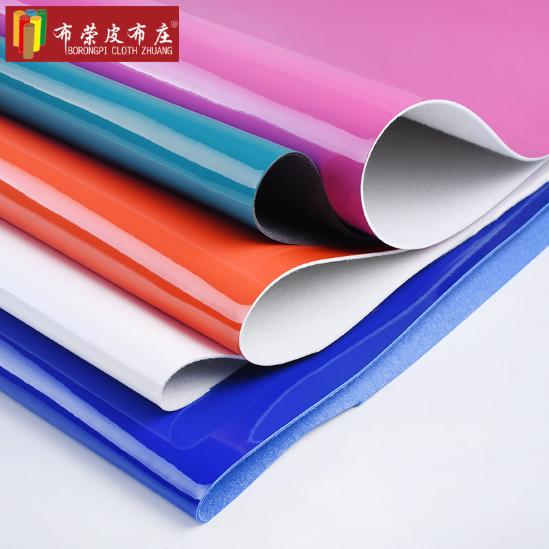 PU镜面太空革皮革面料加厚鞋革防水耐磨加厚1.3mm箱包皮带人造革