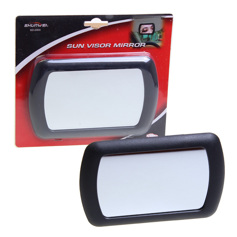 Shunwei Car Sun Visor Makeup Mirror Portable Car Makeup Mirror Car Rearview Mirror Car Accessories