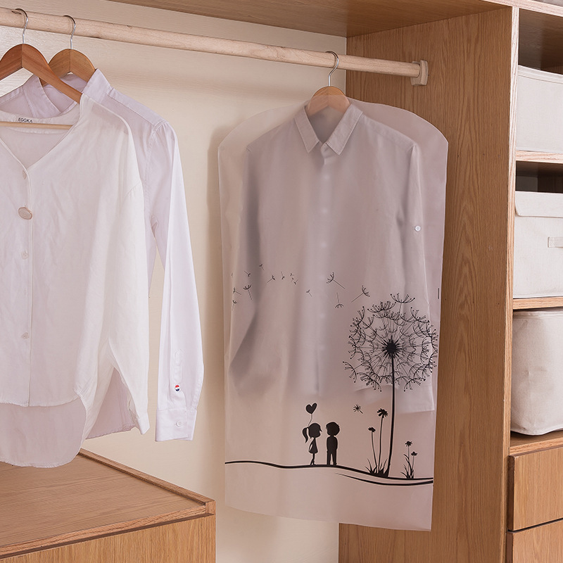 防塵罩家用挂式大衣罩挂衣袋透明防塵套衣服罩加厚挂袋西服套防灰