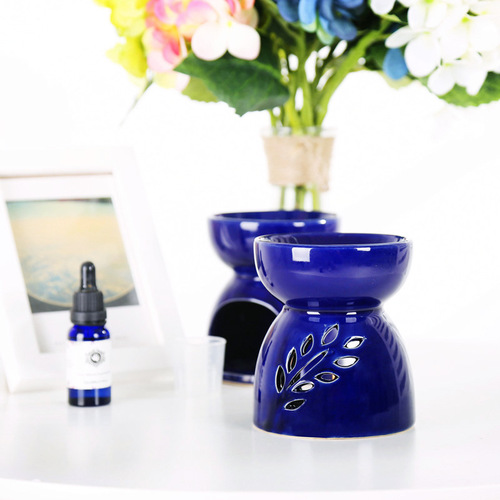 Wholesale large-mouth ceramic aromatherapy stove, essential oil stove, large capacity, aromatherapy indoor aroma, pleasant mood cross-border