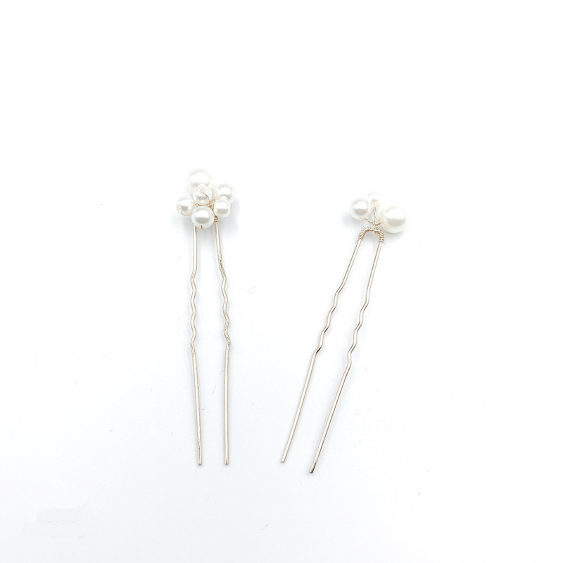 Moda transfronteriza hecha a mano nupcial DIY tocado peine de pelo de la perla de la boda europea y americana accesorios populares de la boda ins transfronterizos