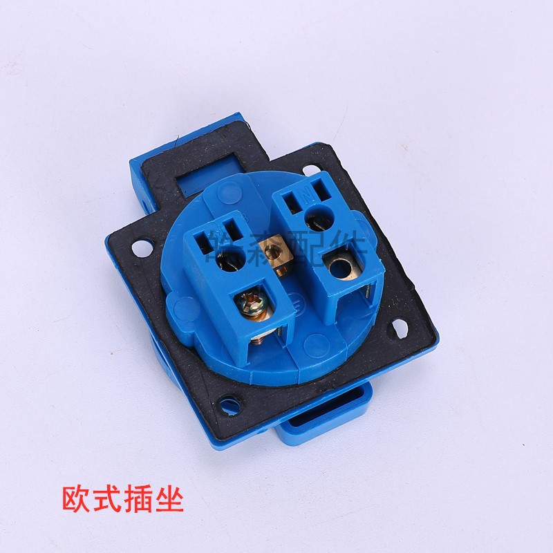168/188汽油发电二插孔欧式插座 2.5KW-6.5KW发电机防水欧式插座