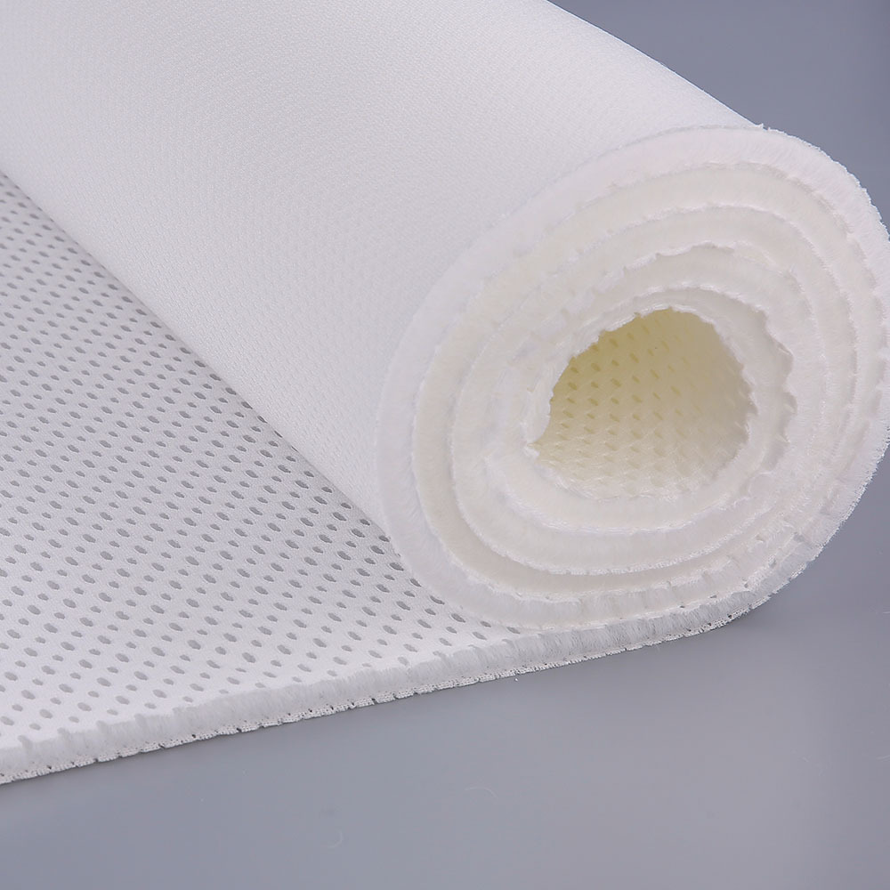 缓压可洗透气 3D厚三明治舒适床垫面层 3d床垫面料