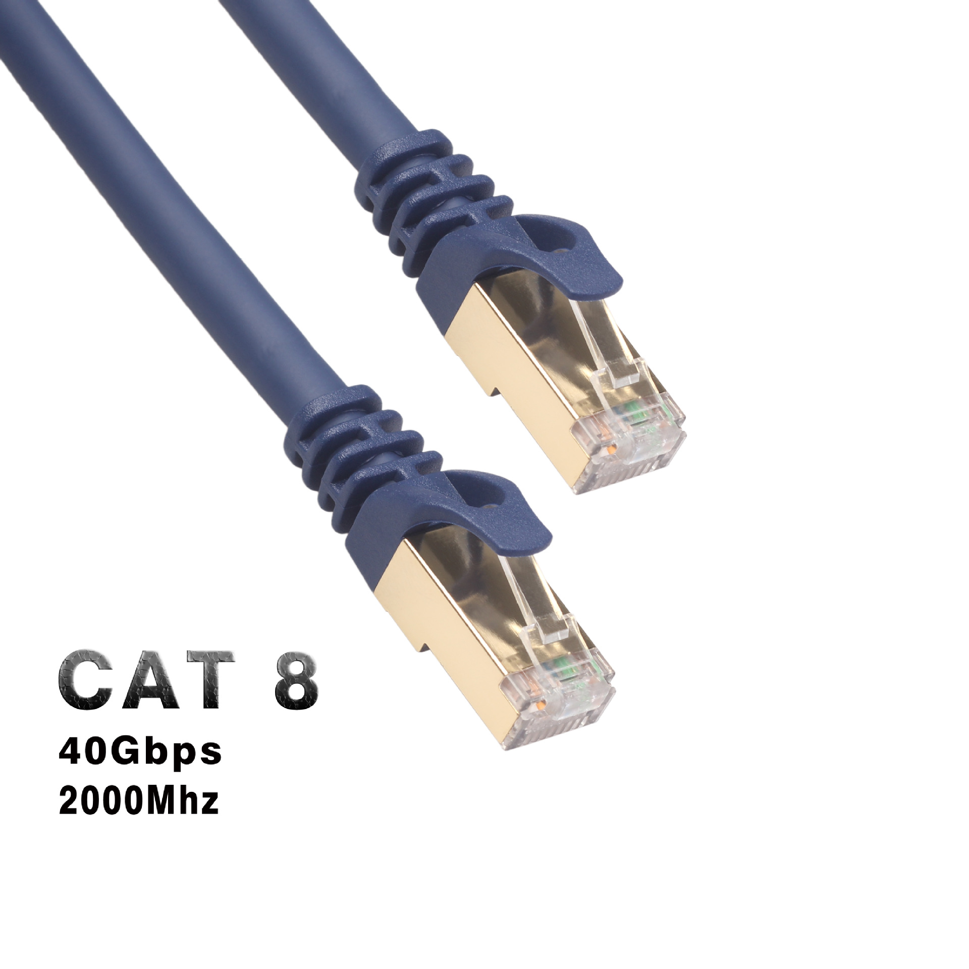 厂家现货 8类双屏蔽26AWG 八类网线CAT8网线40GB速率带宽2000MHZ