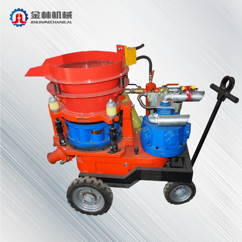 矿用设备气动喷浆机 煤矿用气动喷浆机PQC6I气动混凝土喷射机金林