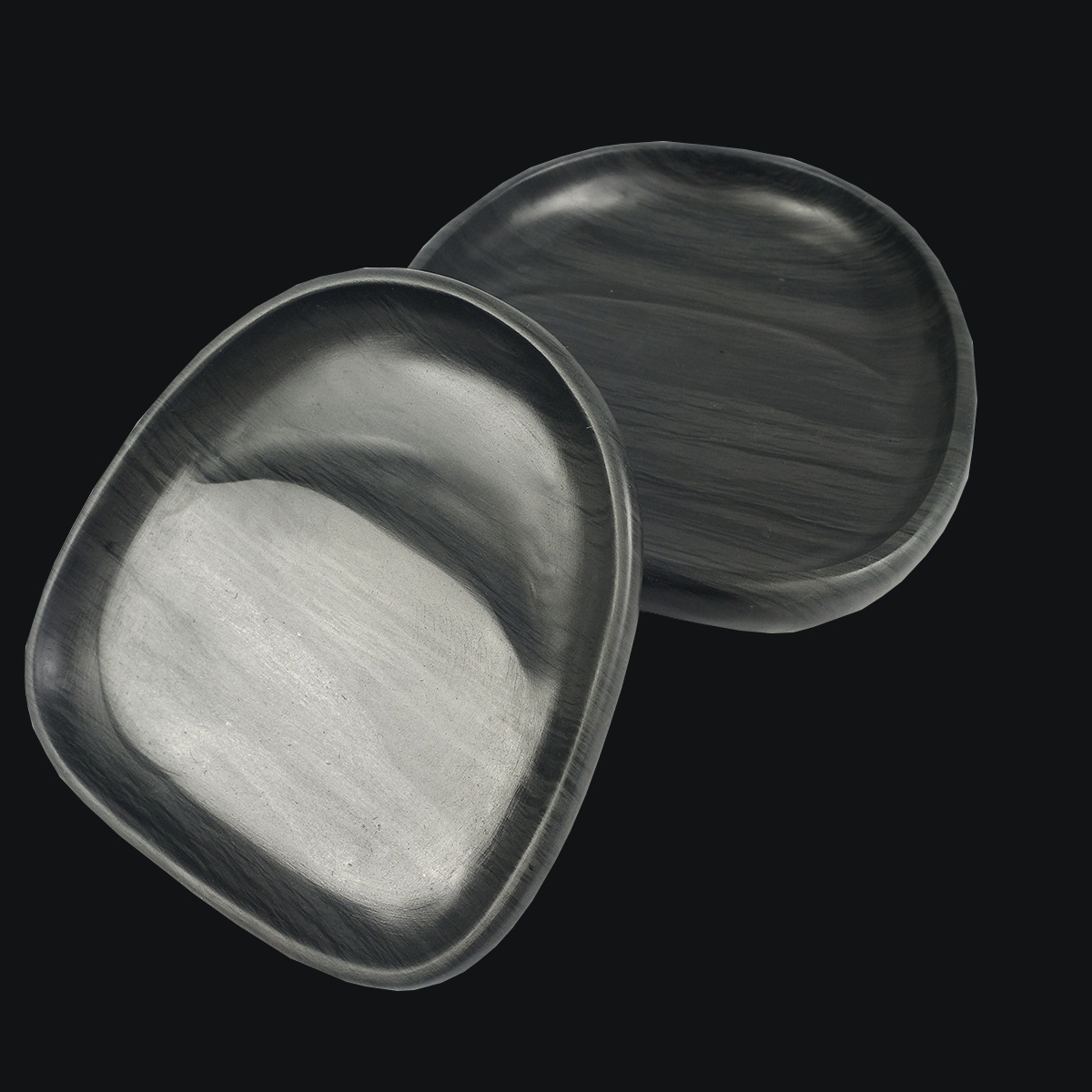 南国晴川 5寸6寸7寸 罗纹三足砚文房用品罗纹砚歙砚学生 砚台批发