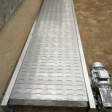 厂家专业生产压铸链板输送机 提升输送机网带输送机