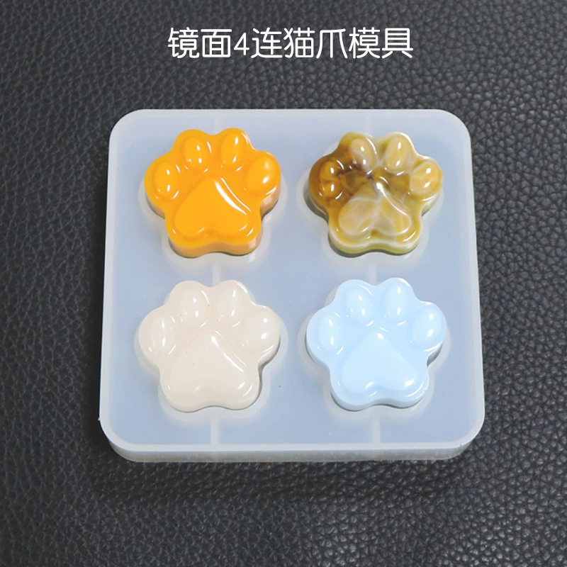 Гранёное стекло DIY кристаллы Yangyang Proud 4 формы для кошачьих когтей силиконовое зеркало зеркало подвеска полимерная смола выпечка
