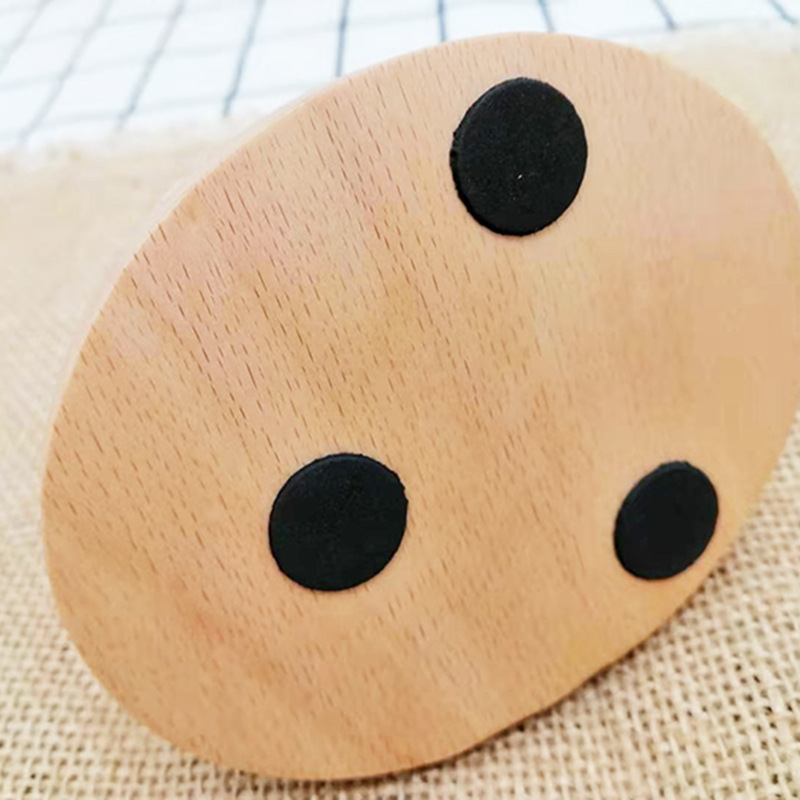 Soporte para teléfono móvil escritorio de madera perezoso popular creativo teléfono móvil soporte Escritorio de dibujos animados de madera teléfono móvil stand logo