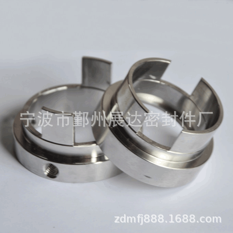 源头厂家专业生产可定 制多种不锈钢机械密封车件 动环静环供应