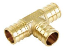 1/2"ASTMǦͭpexܼͨLead free dzr Pex Fitting Tee UPC