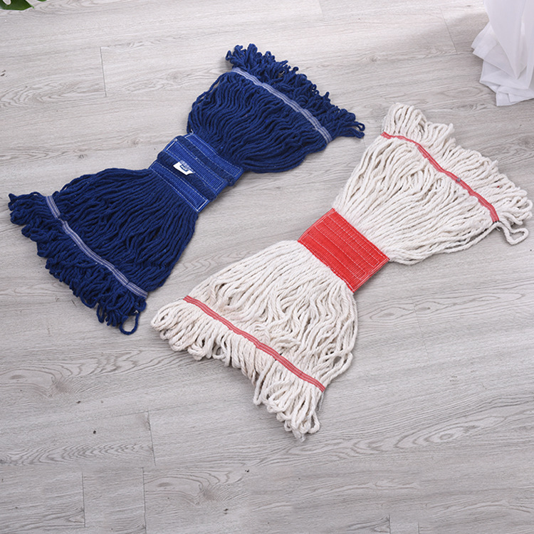 酒店除尘加厚拖把免手洗拖把头棉线拖地神器墩布蜡拖替换头替换布