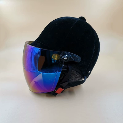 Motorcycle Safety Supplies | four seasons autumn and winter helmet - autumn-helmet-color-mirror-top