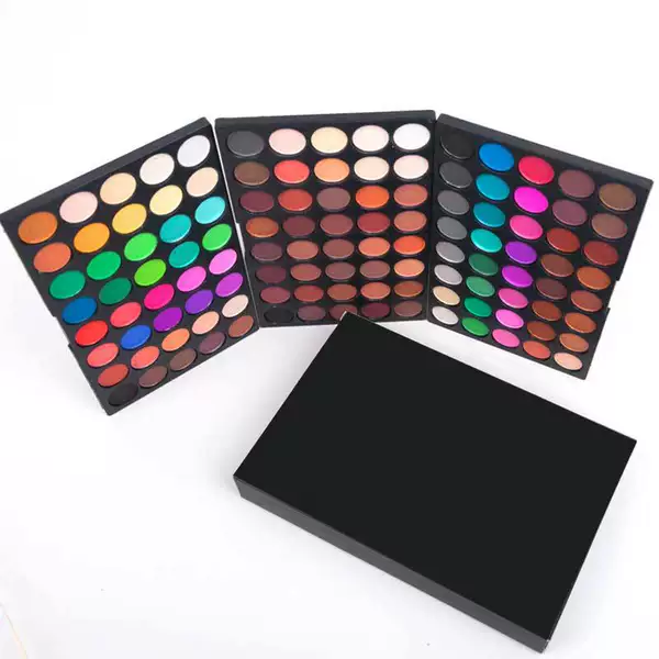 Cross-border exclusive makeup 120-color eyeshadow plate stage makeup Cosplay pearlescent matte Multi-Color Eyeshadow in stock wholesale