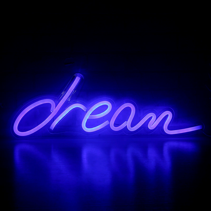 LED неоновая задняя панель-декор, прозрачная пластина PS, питание через USB, 25×38 см, многоцветные фигуры