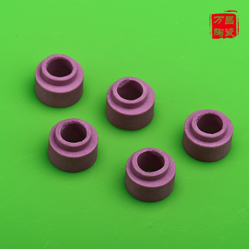 批发99瓷电热管 高频氧化铝陶瓷绝缘套 电子陶瓷配件 95瓷眼