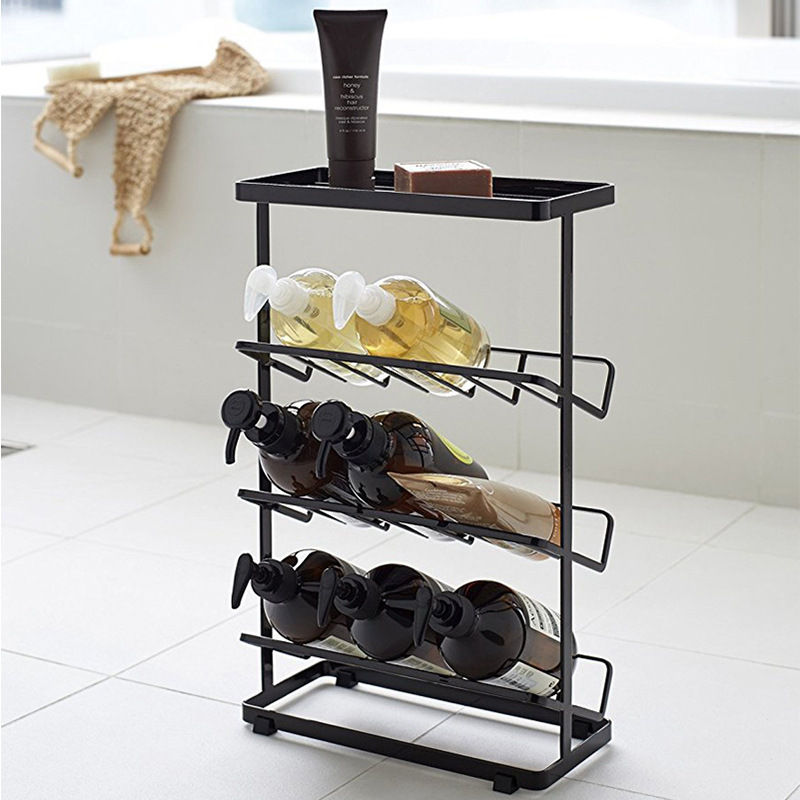 Practical New Bathroom Bath Bottle Rack Bath Products Push-pull Rack Push-pull Rack Anti-drop Rack