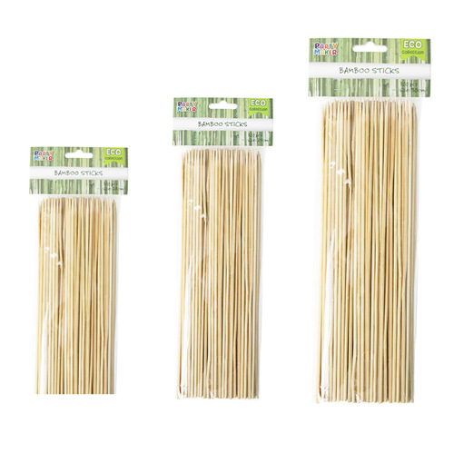 Cross-border disposable bamboo skewers 3.0 for home use 100 pieces 20 25 30cm BBQ Malatang Skewers Party